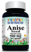 BUY 1 GET 2 FREE  Anise Seed 900mg 90 Capsules
