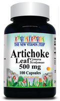 BUY 1 GET 2 FREE Artichoke Leaf 500mg 100 Capsules