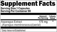 BUY 1 GET 2 FREE Asparagus Root Extract 175mg  90 Capsules