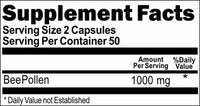 BUY 1 GET 2 FREE Bee Pollen 1000mg 100 or 200 Capsules