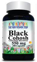 BUY 1 GET 2 FREE Black Cohosh 550mg 200 Capsules