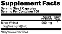 BUY 1 GET 2 FREE Black Walnut 900mg 200 Capsules