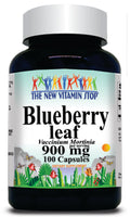 BUY 1 GET 2 FREE Blueberry Leaf 900mg 100 Capsules