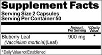BUY 1 GET 2 FREE Blueberry Leaf 900mg 100 Capsules