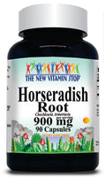 BUY 1 GET 2 FREE Horseradish Root 900mg 90 Capsules