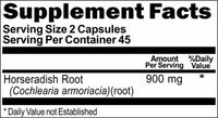 BUY 1 GET 2 FREE Horseradish Root 900mg 90 Capsules
