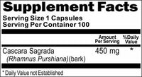 BUY 1 GET 2 FREE Cascara Sagrada 450mg 100 Capsules