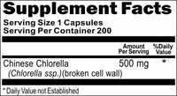 BUY 1 GET 2 FREE Chinese Chlorella 500mg 200 Capsules