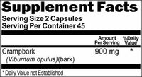 BUY 1 GET 2 FREE Crampbark 900mg 90 Capsules