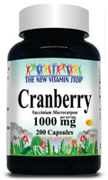 BUY 1 GET 2 FREE Cranberry 1,000mg 100 or 200 Capsules