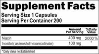 BUY 1 GET 2 FREE No Flush Niacin 500mg 200 Capsules
