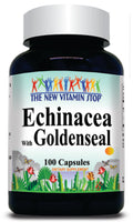 BUY 1 GET 2 FREE Echinacea with Goldenseal 450mg 100 or 200 Capsules