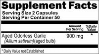 BUY 1 GET 2 FREE Odorless Aged Garlic Extract 900mg 100 or 200 Capsules
