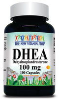 BUY 1 GET 2 FREE DHEA 100mg 100 or 200 Capsules