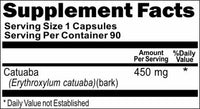 BUY 1 GET 2 FREE Catuaba 450mg 90 Capsules