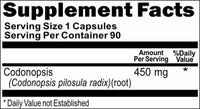 BUY 1 GET 2 FREE Codonopsis Root 450mg 90 Capsules