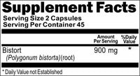 BUY 1 GET 2 FREE Bistort Root 900mg 90 Capsules
