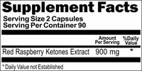 BUY 1 GET 2 FREE Red Raspberry Ketones Extract 900mg 180 Capsules