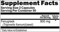 BUY 1 GET 2 FREE Fenugreek 900mg 100 Capsules