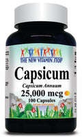 BUY 1 GET 2 FREE Capsicum 25,000mcg 100 Capsules