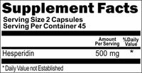 BUY 1 GET 2 FREE Hesperidin 500mg 90 or 180 Capsules