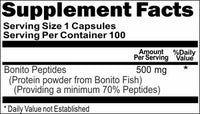 BUY 1 GET 2 FREE Bonito Peptides 500mg 100 or 200 Capsules