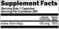 BUY 1 GET 2 FREE Sea Kelp 150mcg 200 Capsules