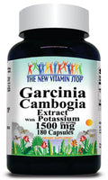 BUY 1 GET 2 FREE Garcinia Cambogia Extract 1500mg W/Potassium 180 Capsules