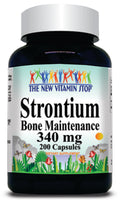 BUY 1 GET 2 FREE Strontium Bone Maintenance 340mg 100 or 200 Capsules