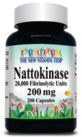BUY 1 GET 2 FREE Nattokinase 200mg 100 or 200 Capsules