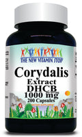 BUY 1 GET 2 FREE Corydalis Extract DHCB 1000mg 200 Capsules