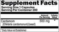 BUY 1 GET 2 FREE Cardamom 500mg 200 Capsules