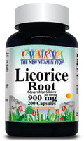 BUY 1 GET 2 FREE Licorice Root 900mg 200 Capsules