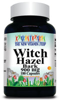 BUY 1 GET 2 FREE Witch Hazel Bark 900mg 180 Capsules