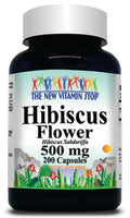 BUY 1 GET 2 FREE Hibiscus Flower 500mg 200 Capsules