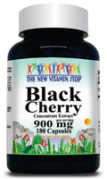 BUY 1 GET 2 FREE Black Cherry Concentrate Extract 900mg 180 Capsules