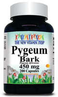 BUY 1 GET 2 FREE Pygeum Bark 450mg 200 Capsules