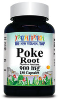 BUY 1 GET 2 FREE Poke Root 900mg 180 Capsules