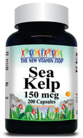 BUY 1 GET 2 FREE Sea Kelp 150mcg 200 Capsules