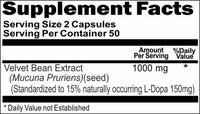BUY 1 GET 2 FREE Mucuna Pruriens Extract DOPA 100 or 200 Capsules