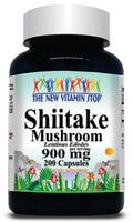 BUY 1 GET 2 FREE Shiitake Mushroom 900mg 200 Capsules 1 or 3 Bottle Price