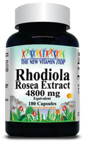 BUY 1 GET 2 FREE Rhodiola Rosea Extract 4800mg Equivalent 180 Capsules
