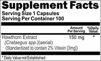 BUY 1 GET 2 FREE Hawthorn Standardized Extract 150mg 100 Capsules