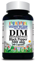 BUY 1 GET 2 FREE DIM Black Pepper 300mg 100 or 200 Capsules