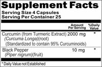 BUY 1 GET 2 FREE Curcumin Black Pepper 2000mg 100 or 200 Capsules
