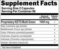 BUY 1 GET 2 FREE KETO Multi Green 180caps