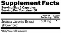 BUY 1 GET 2 FREE Sophora Japonica 500mg Contains Quercetin 100 or 200 Capsules