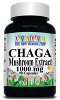 BUY 1 GET 2 FREE Chaga Mushroom Extract 1000mg 90 or 180 Capsules