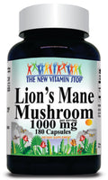 BUY 1 GET 2 FREE Lion's Mane Mushroom 1000mg 90 or 180 Capsules