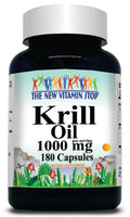 BUY 1 GET 2 FREE Krill Oil 1000mg 180 capsules
